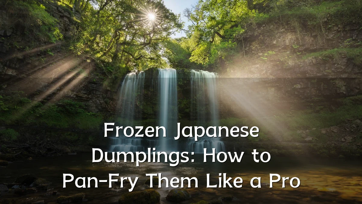 Frozen Japanese Dumplings: How to Pan-Fry Them Like a Pro