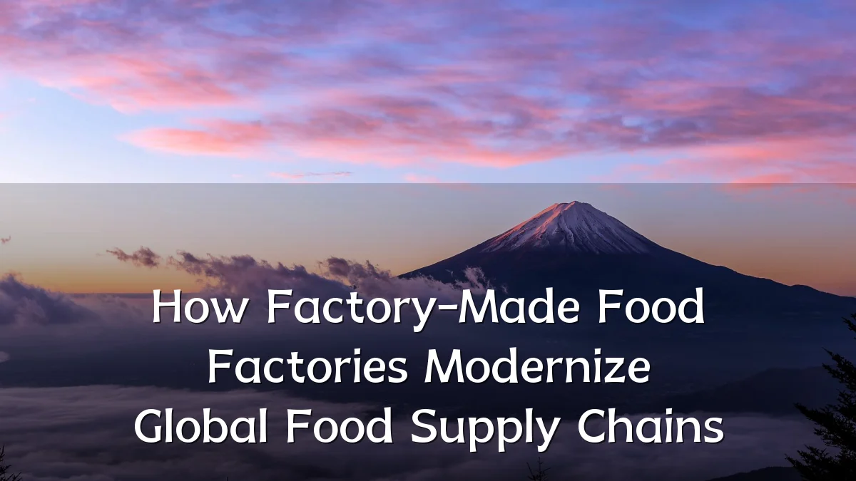 How Factory-Made Food Factories Modernize Global Food Supply Chains
