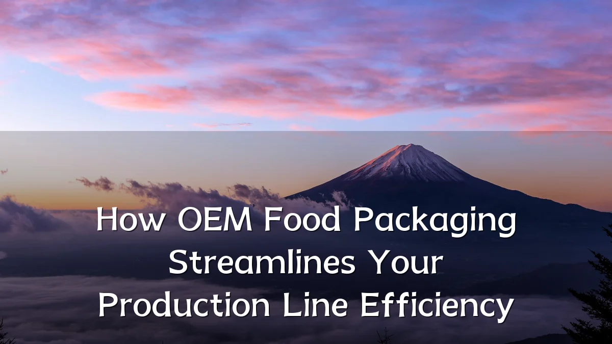 How OEM Food Packaging Streamlines Your Production Line Efficiency
