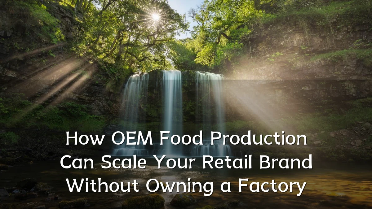 How OEM Food Production Can Scale Your Retail Brand Without Owning a Factory