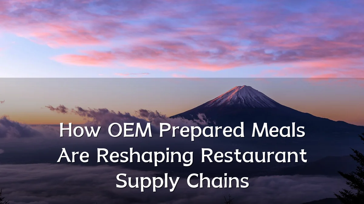 How OEM Prepared Meals Are Reshaping Restaurant Supply Chains