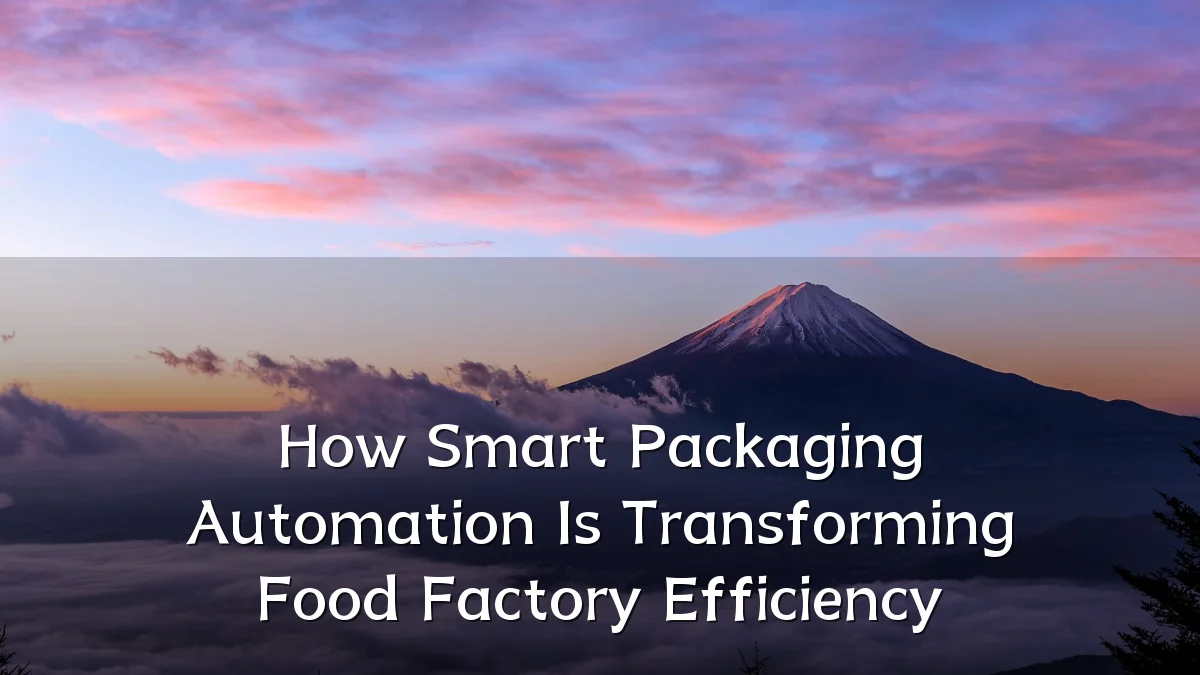 How Smart Packaging Automation Is Transforming Food Factory Efficiency