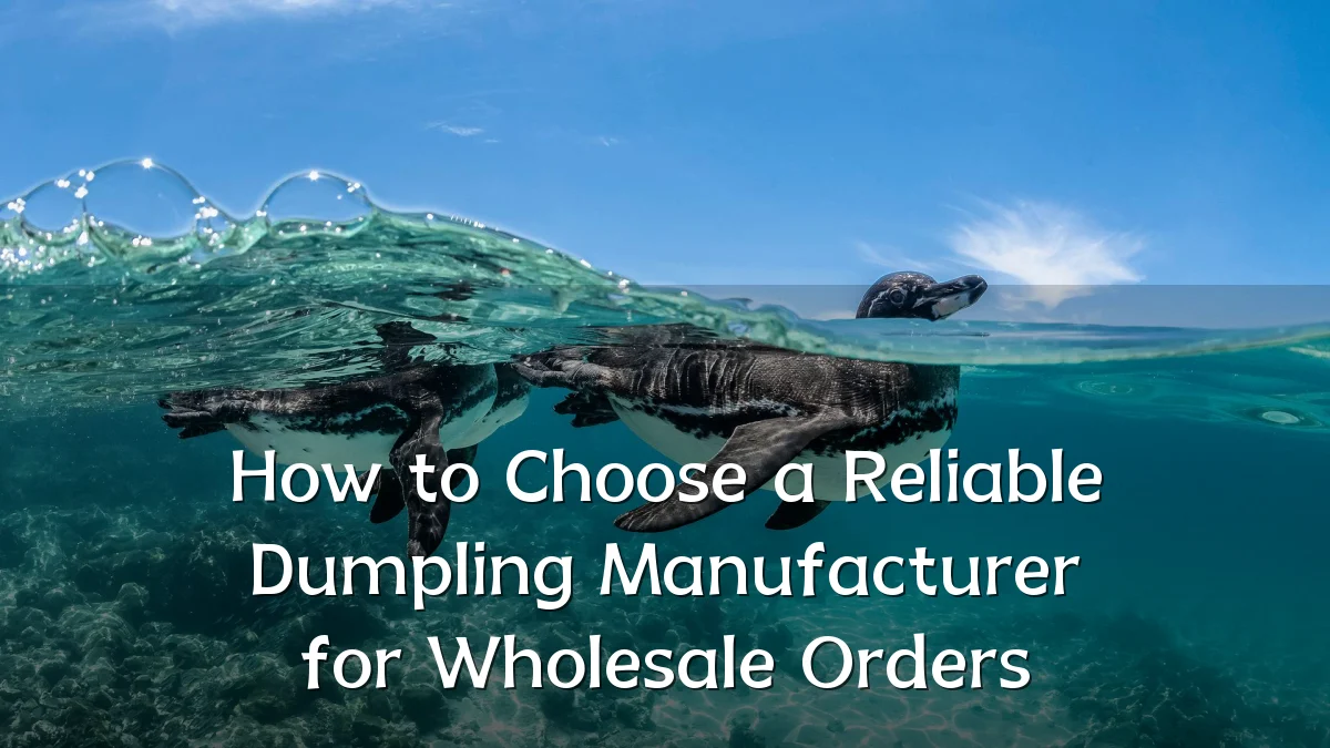 How to Choose a Reliable Dumpling Manufacturer for Wholesale Orders