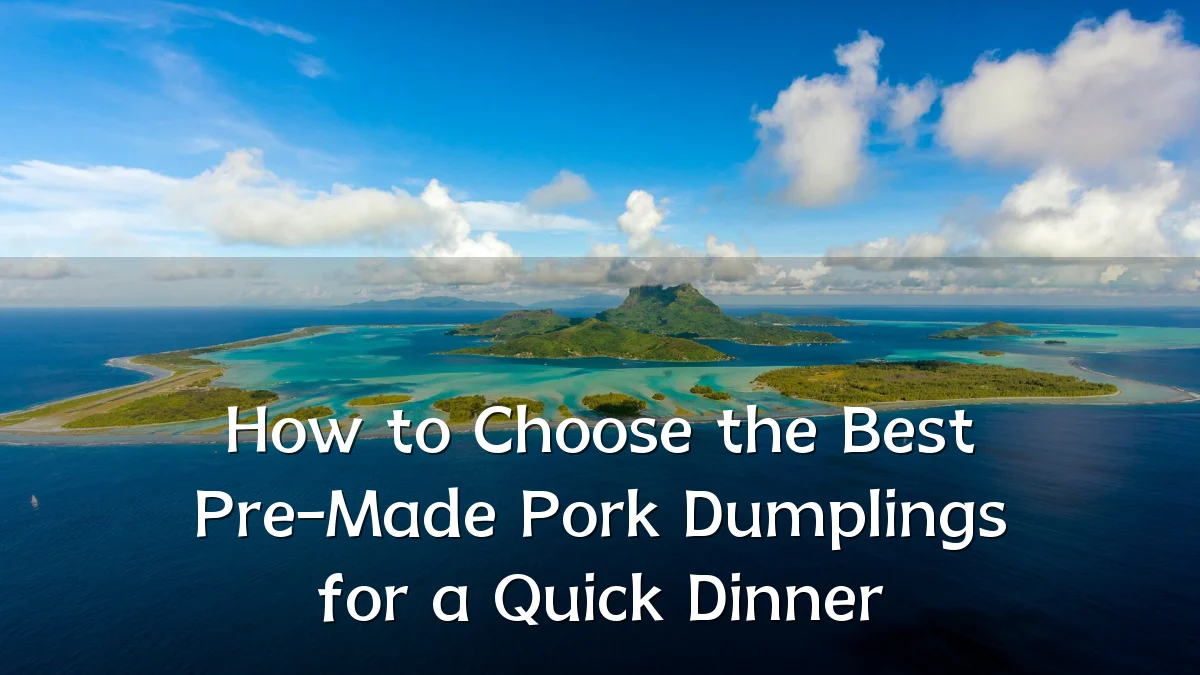 How to Choose the Best Pre-Made Pork Dumplings for a Quick Dinner