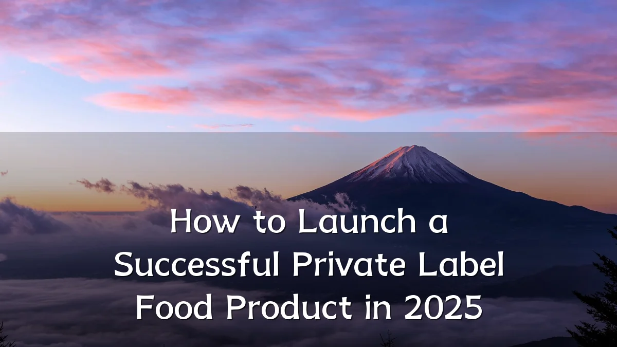 How to Launch a Successful Private Label Food Product in 2025