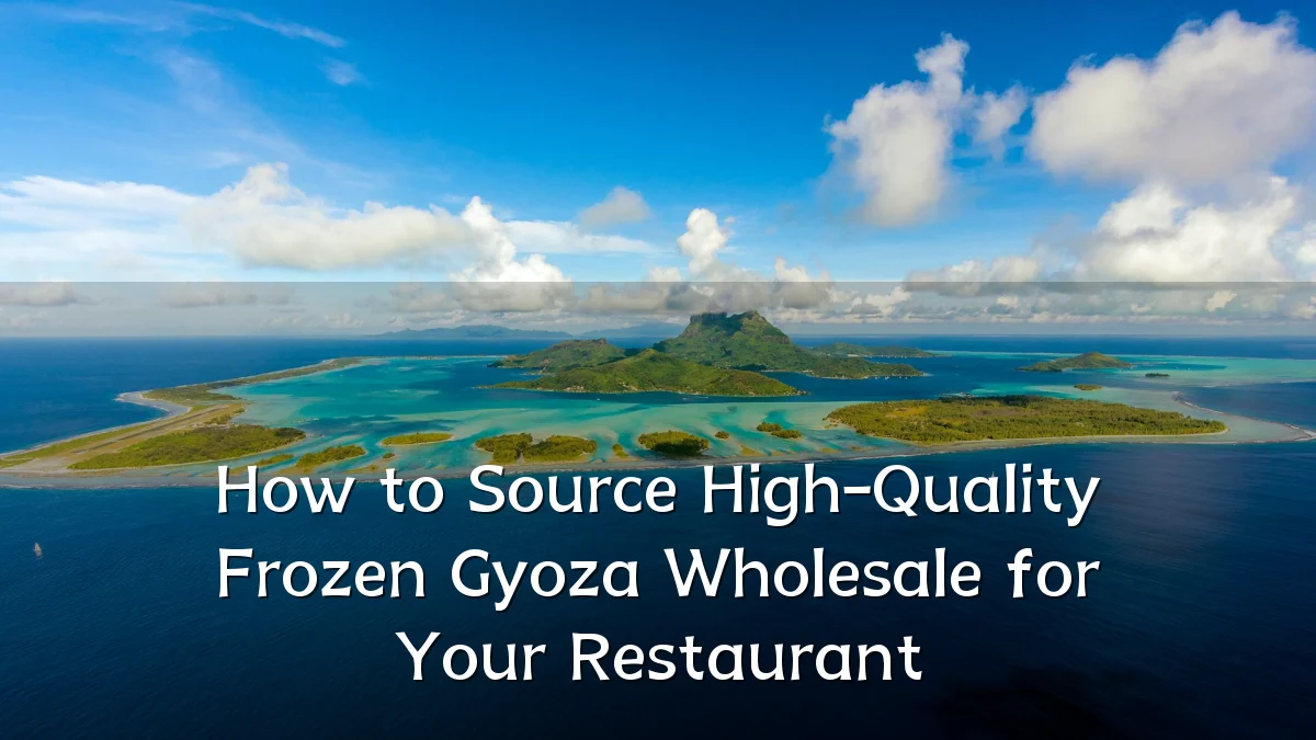 How to Source High-Quality Frozen Gyoza Wholesale for Your Restaurant