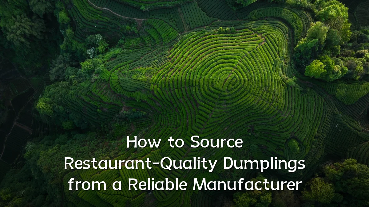 How to Source Restaurant-Quality Dumplings from a Reliable Manufacturer