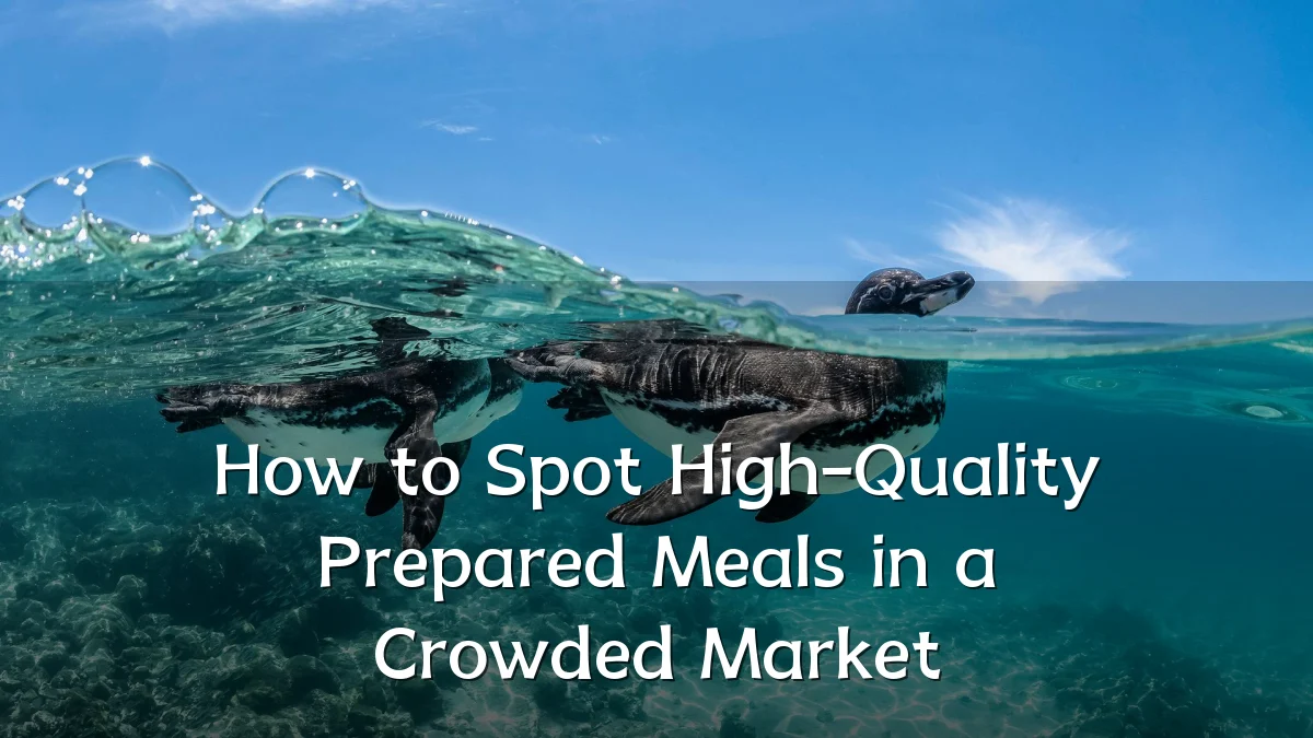 How to Spot High-Quality Prepared Meals in a Crowded Market