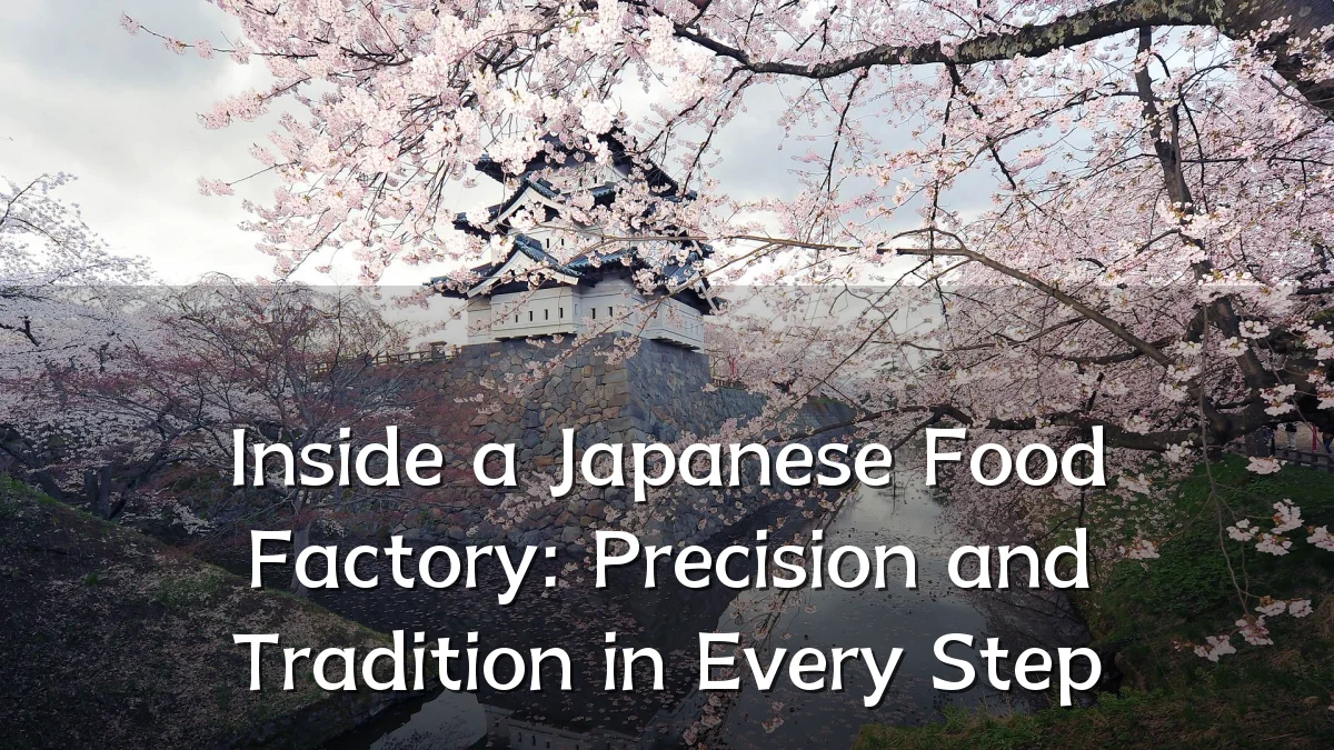 Inside a Japanese Food Factory: Precision and Tradition in Every Step
