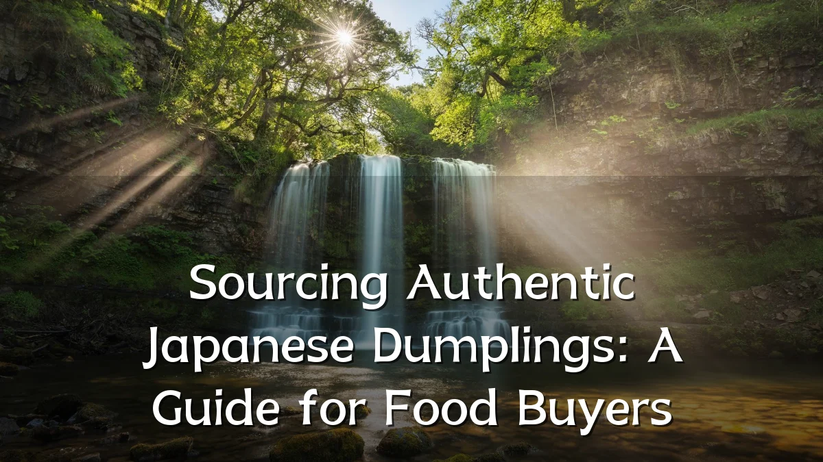 Sourcing Authentic Japanese Dumplings: A Guide for Food Buyers