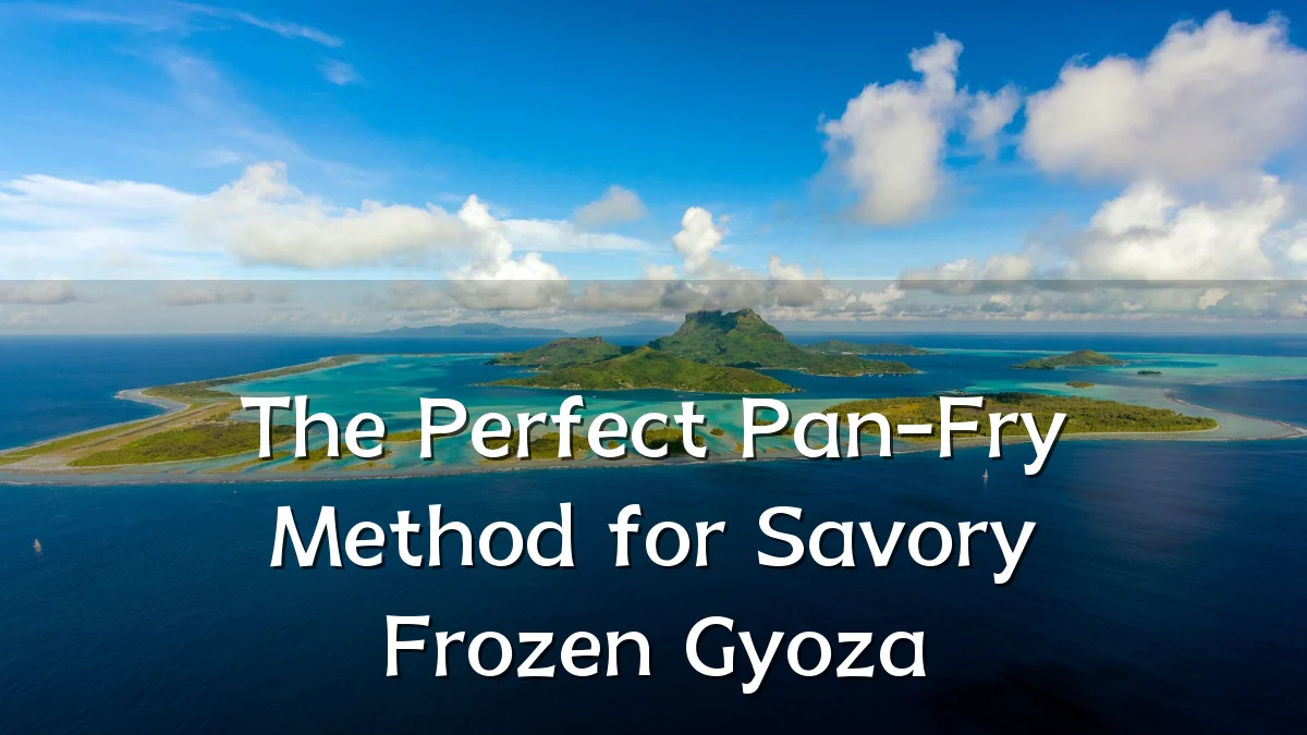 The Perfect Pan-Fry Method for Savory Frozen Gyoza