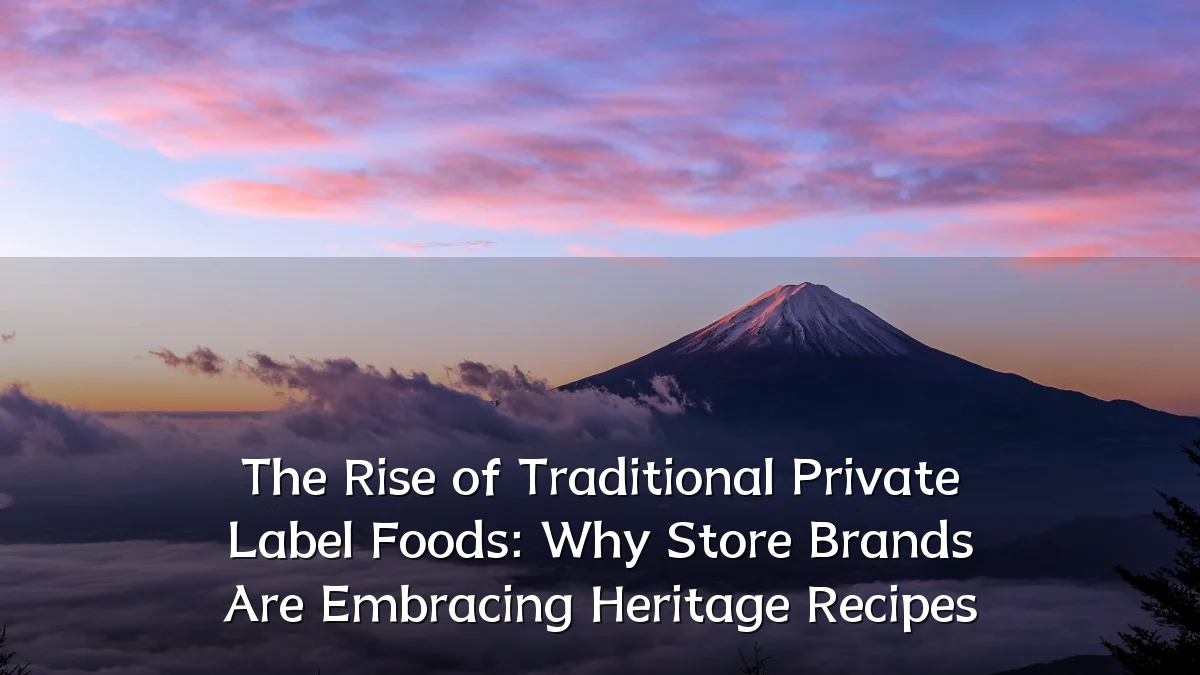 The Rise of Traditional Private Label Foods: Why Store Brands Are Embracing Heritage Recipes