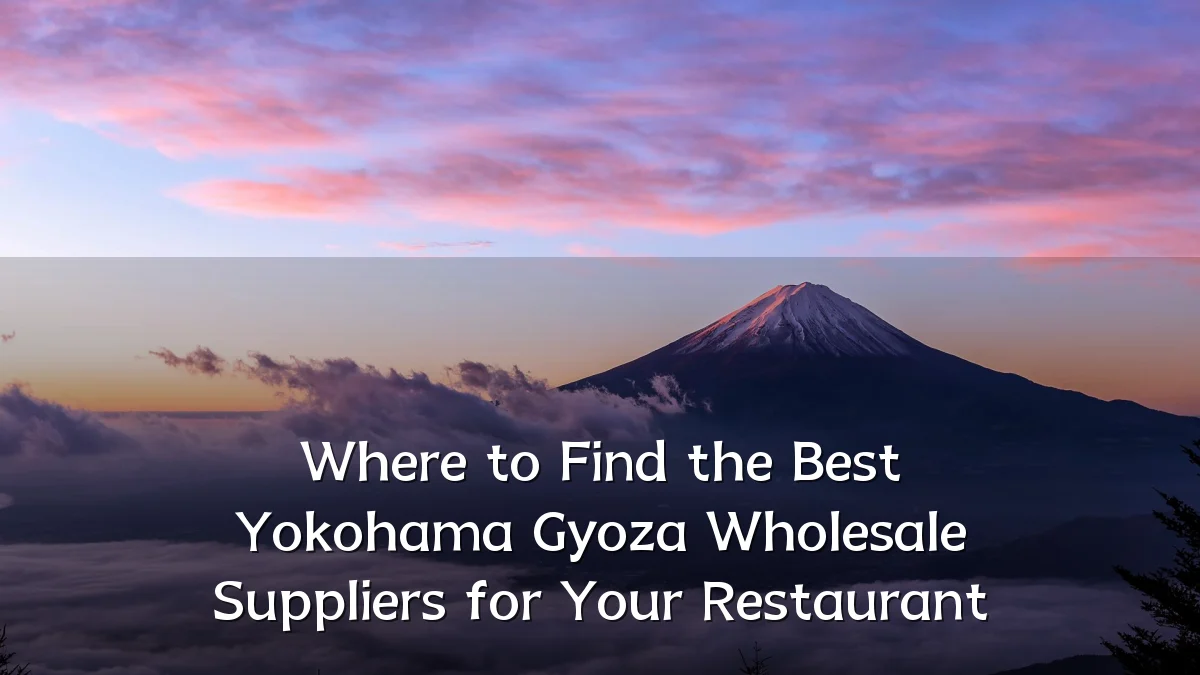 Where to Find the Best Yokohama Gyoza Wholesale Suppliers for Your Restaurant